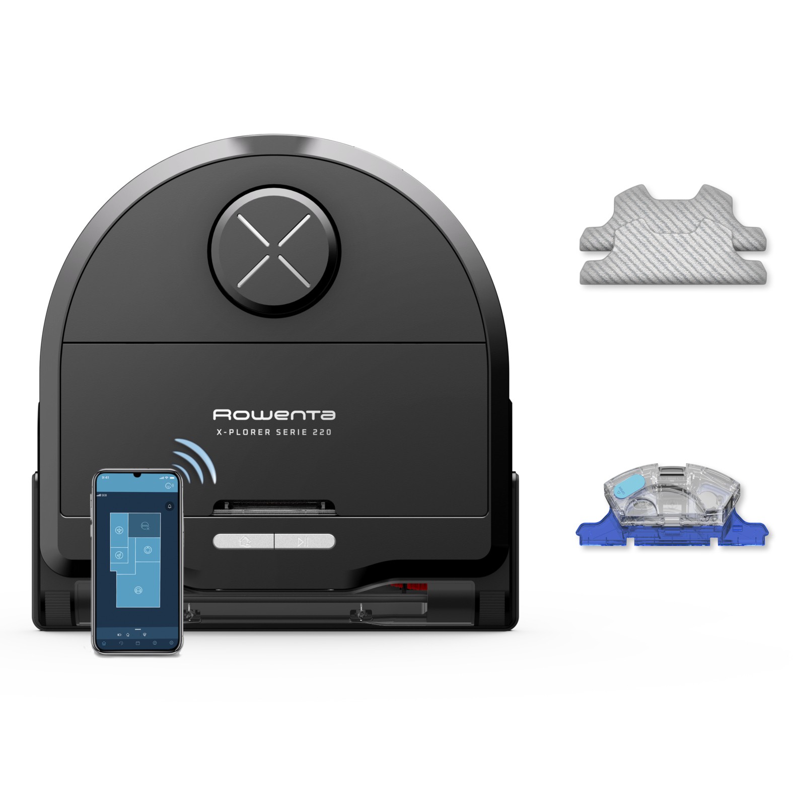 Rowenta X-Plorer RR9465WH robot aspirateur Noir - Rowenta X-Plorer