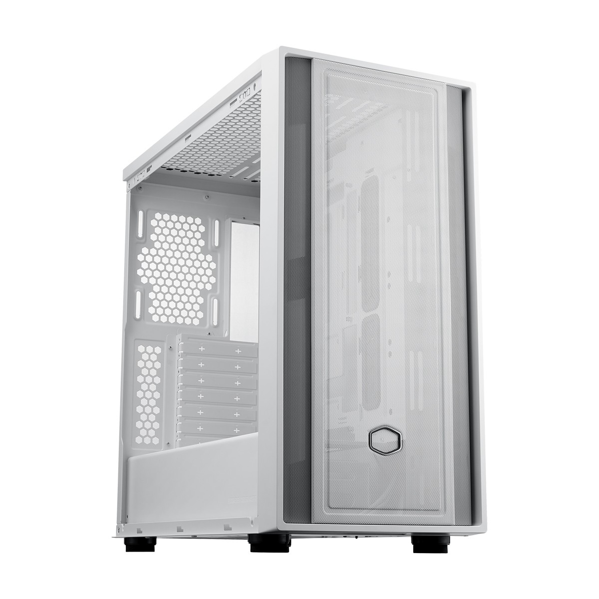 Cooler Master MasterBox 600 White Lite Midi Tower White, Transparent -