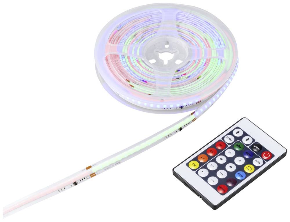 Sygonix SY-5773494 LED-Streifen-Komplettset mit Stecker 230V 5m RGB