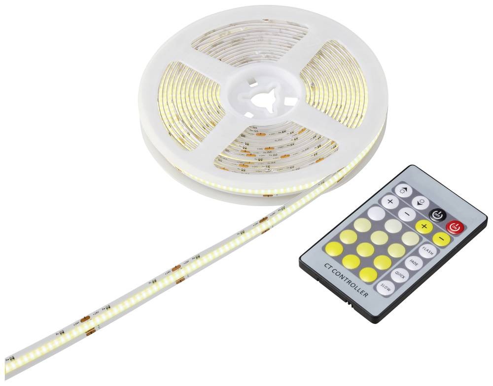Sygonix SY-5773492 LED-Streifen-Komplettset with jack 230V 5m Warm
