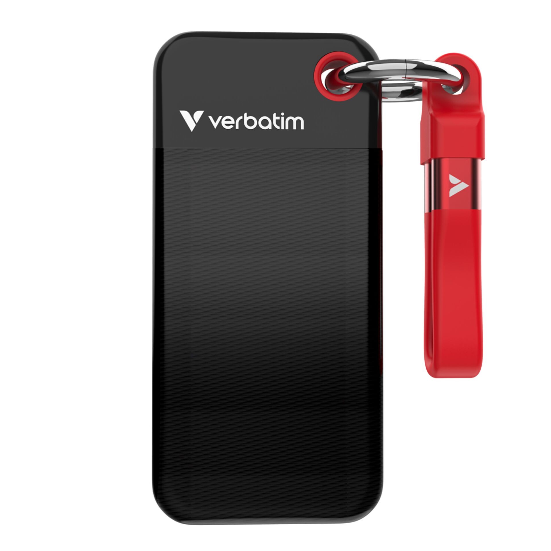 Verbatim Pocket SSD 1 TB USB tipo-C 3.2 Gen 2 (3.1 Gen 2) Nero, Rosso