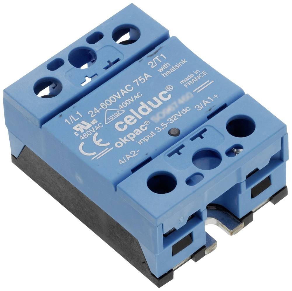 Celduc Halbleiterrelais SO867070 75A Schaltspannung (max.): 510 V/AC