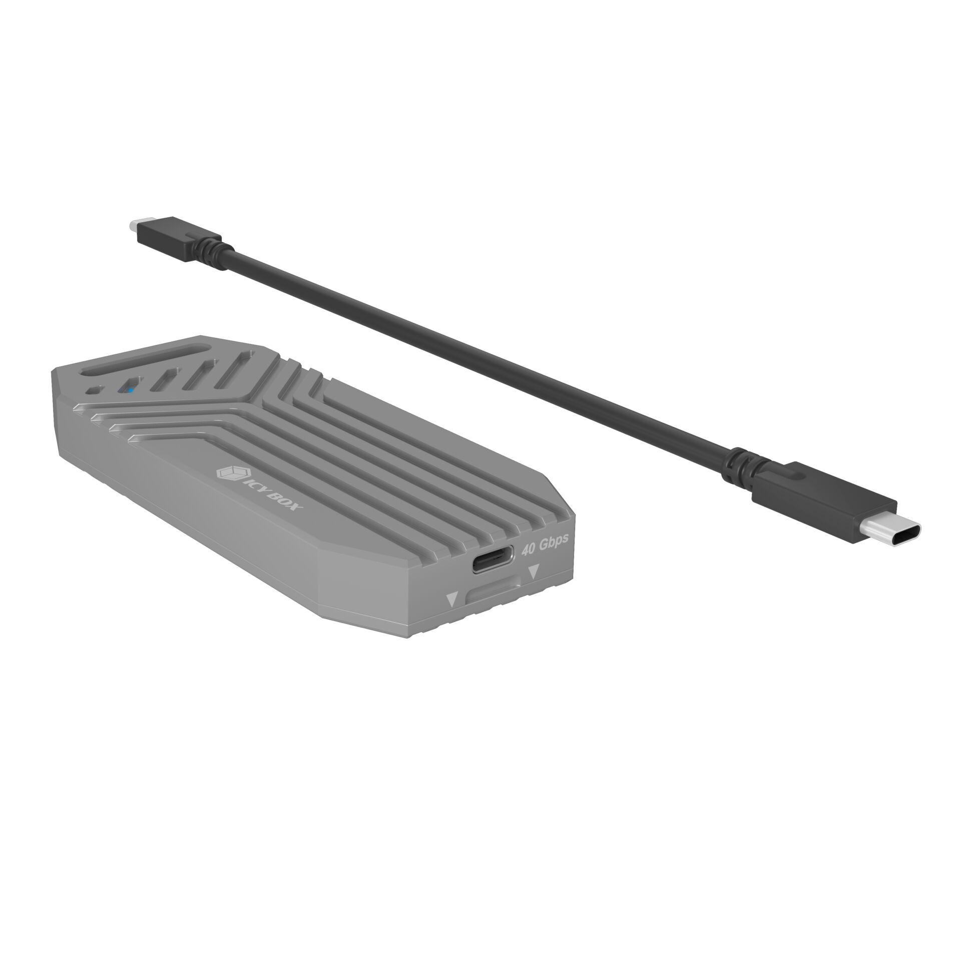 ICY BOX IB-1919M-C42 SSD enclosure Silver M.2 - ICY BOX IB-1919M-C42,