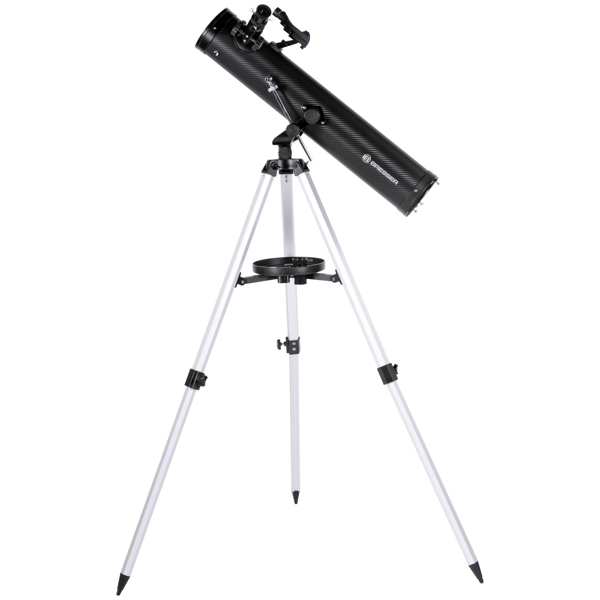 Bresser Venus 76/700 AZ Spiegelteleskop carbon design