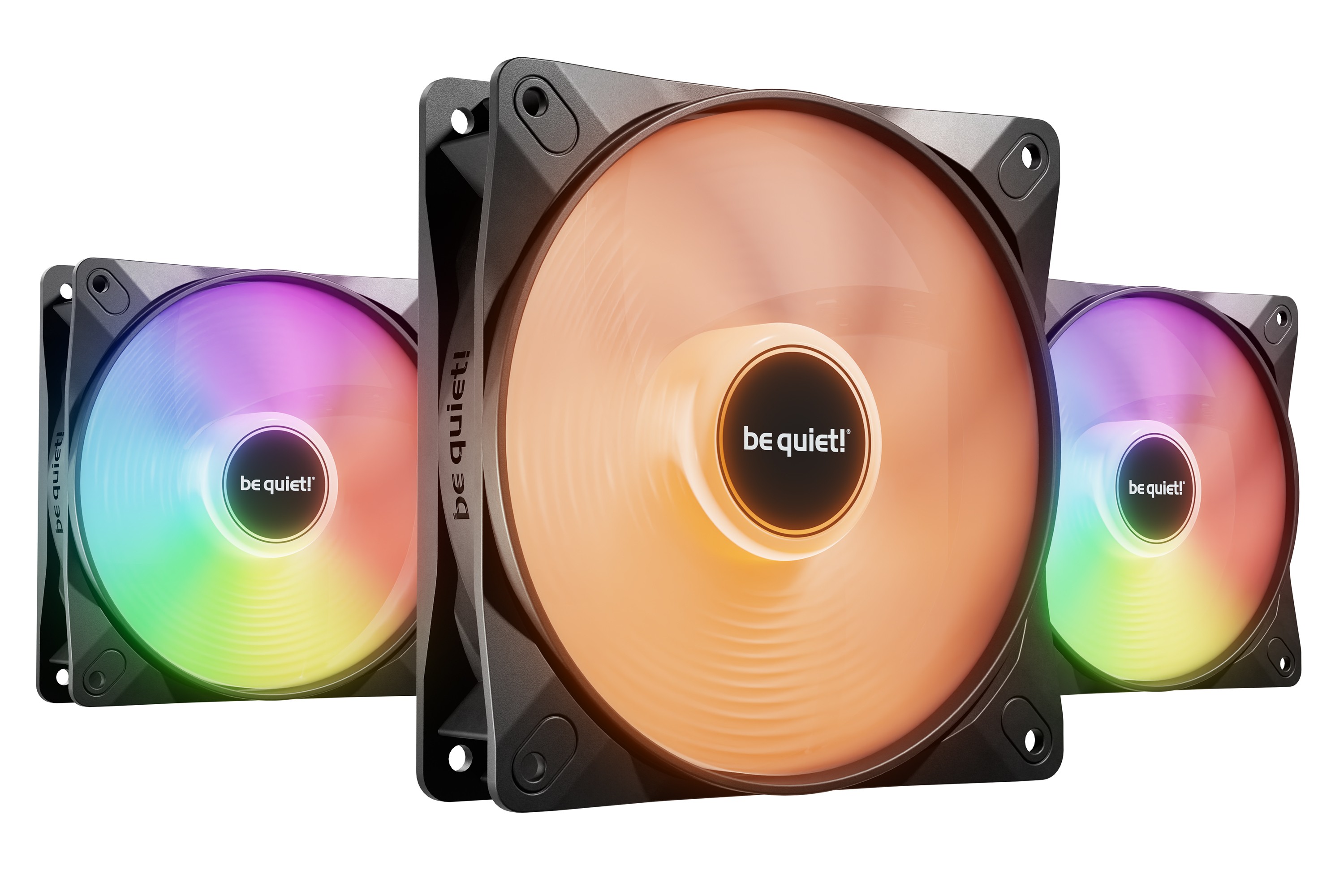 be quiet! Light Wings LX 120 mm PWM | Ventilateur PC ARGB, Pack de 3 -