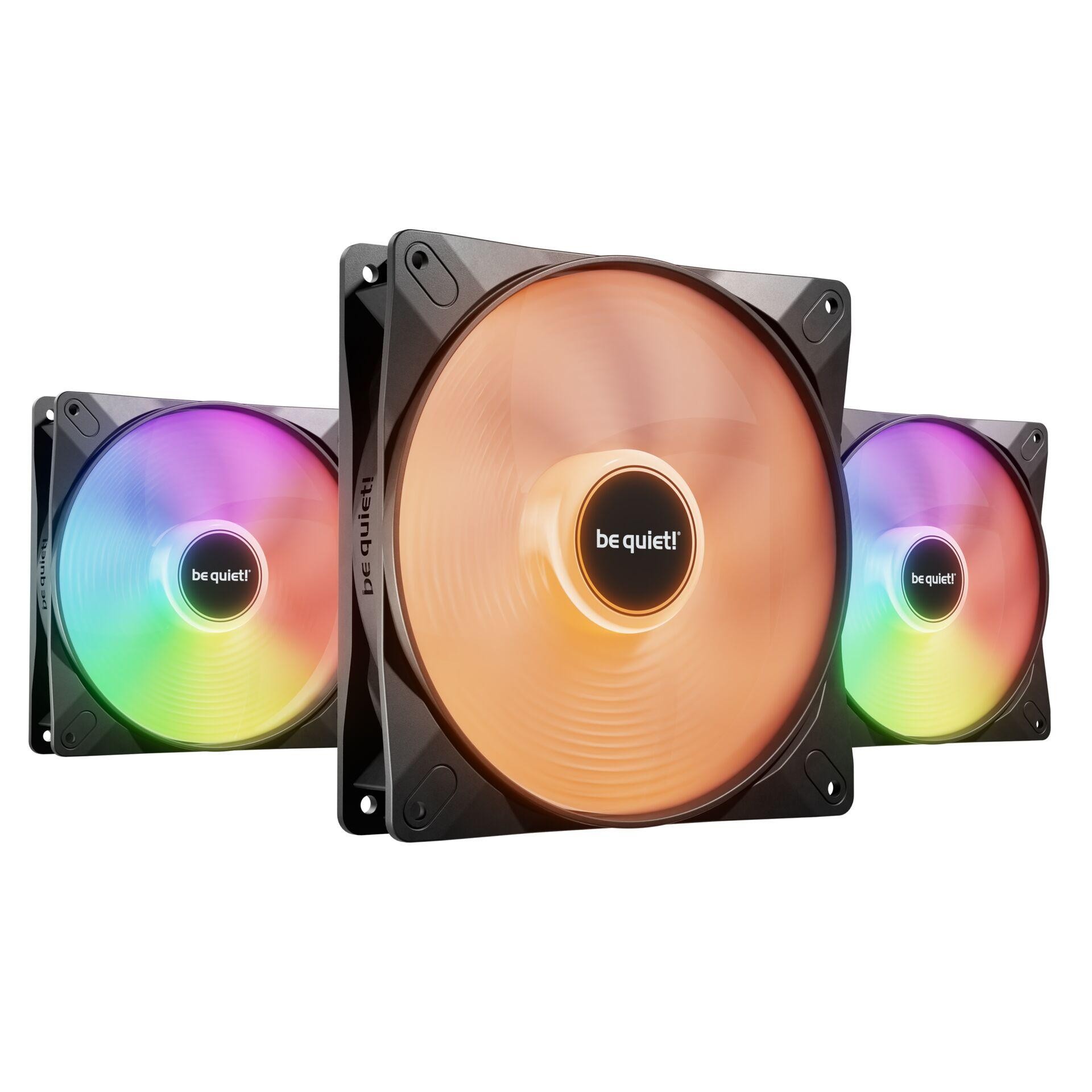 be quiet! Light Wings LX 140 mm PWM | Ventilateur PC ARGB high-speed,