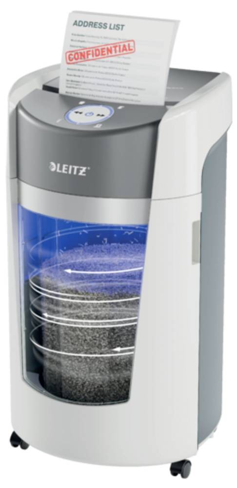 Leitz IQ OptiMax Office Micro Cut Paper Shredder Security P5 35L -