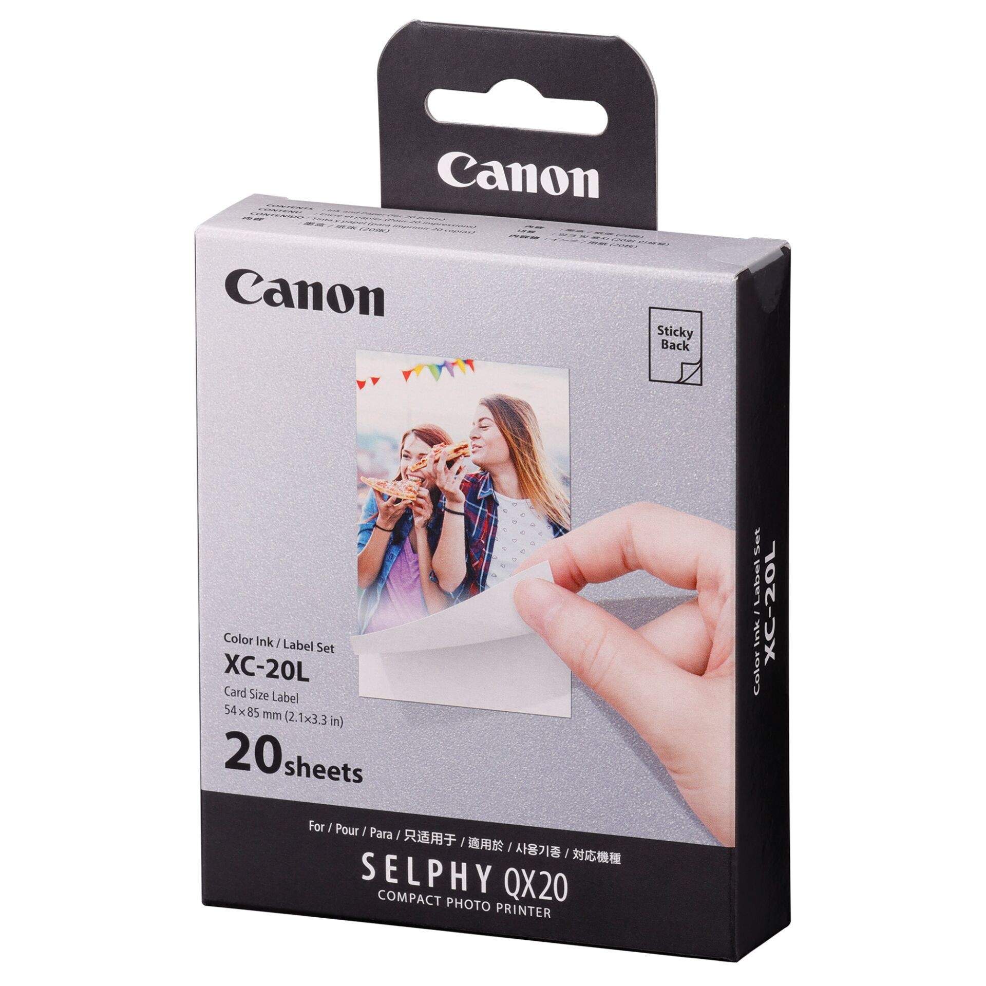Canon XC-20L - Canon XC-20L, Dye-sublimation, 5.4x8.5 cm, 20 pc(s)