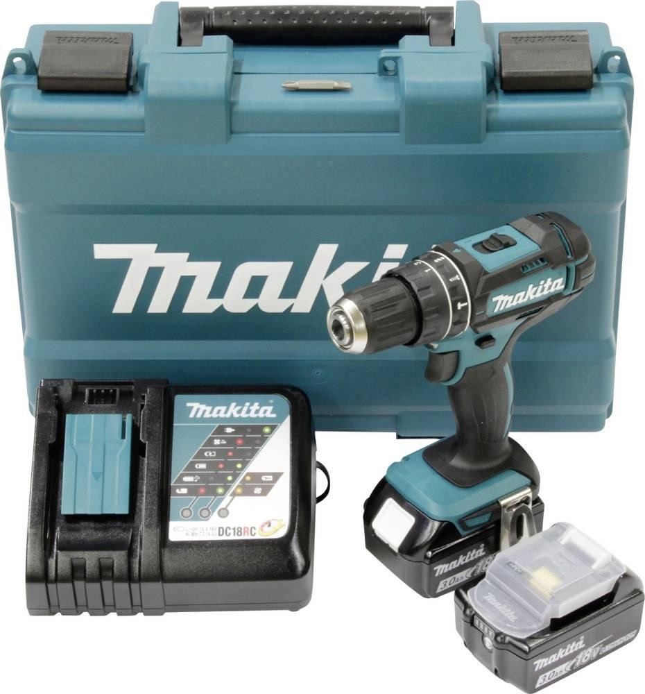 Makita DHP482RFE Akku-Schlagbohrschrauber 18V 3.0Ah Li-Ion incl. 2.