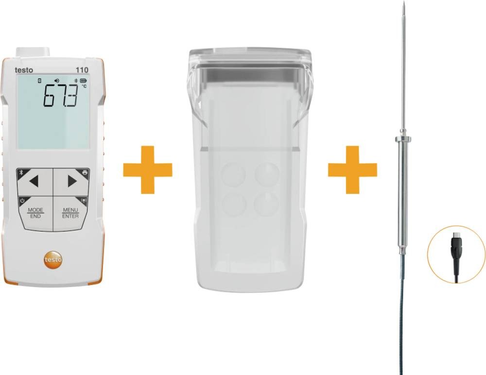 Testo 0563 0112 Temperatur-Messgerät Messbereich Temperatur -50 up