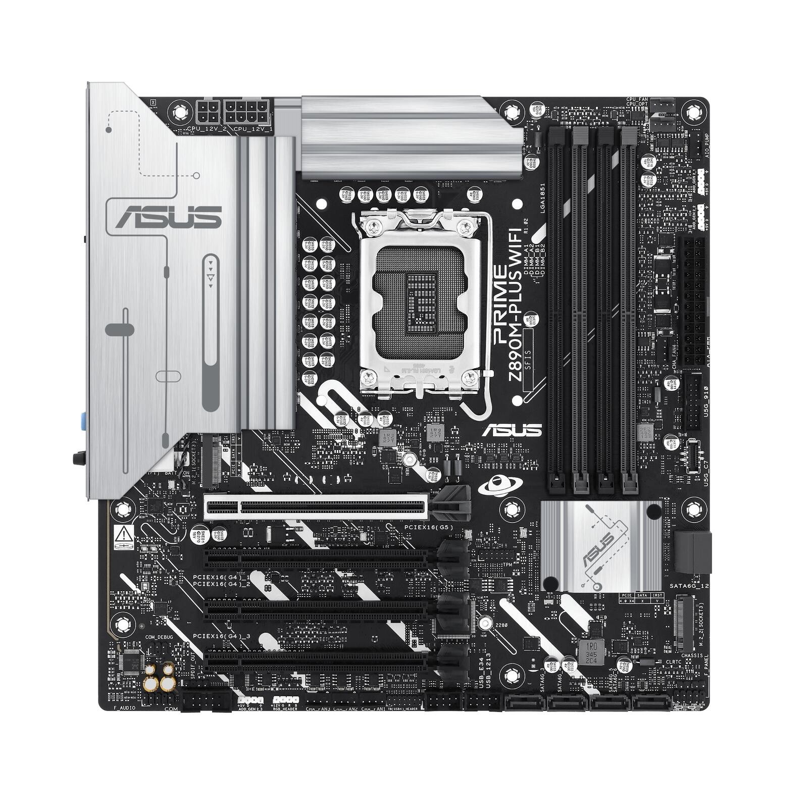 ASUS PRIME Z890M-PLUS WIFI Intel Z890 LGA 1851 (Socket V1) micro ATX -
