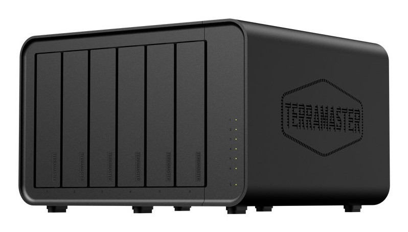 TERRAMASTER F6-424MAX 6bay NAS.10-Core-CPU.16GB DDR5.Diskles