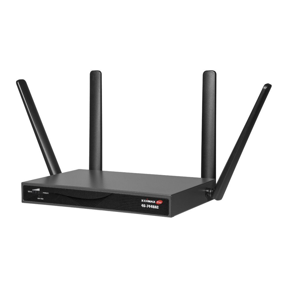 Edimax 4G-7449AC wireless router Dual-band (2.4 GHz / 5 GHz) Black -