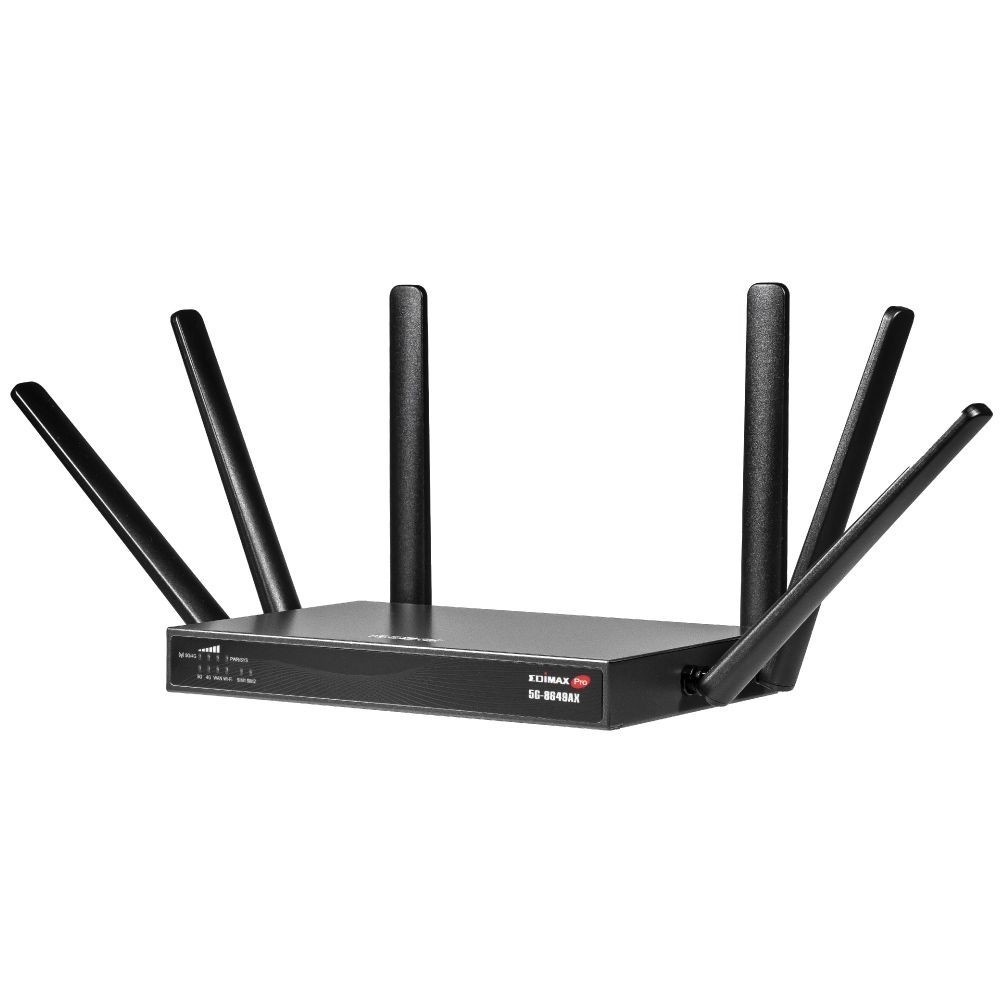 Edimax 5G-8649AX wireless router Dual-band (2.4 GHz / 5 GHz) Black -