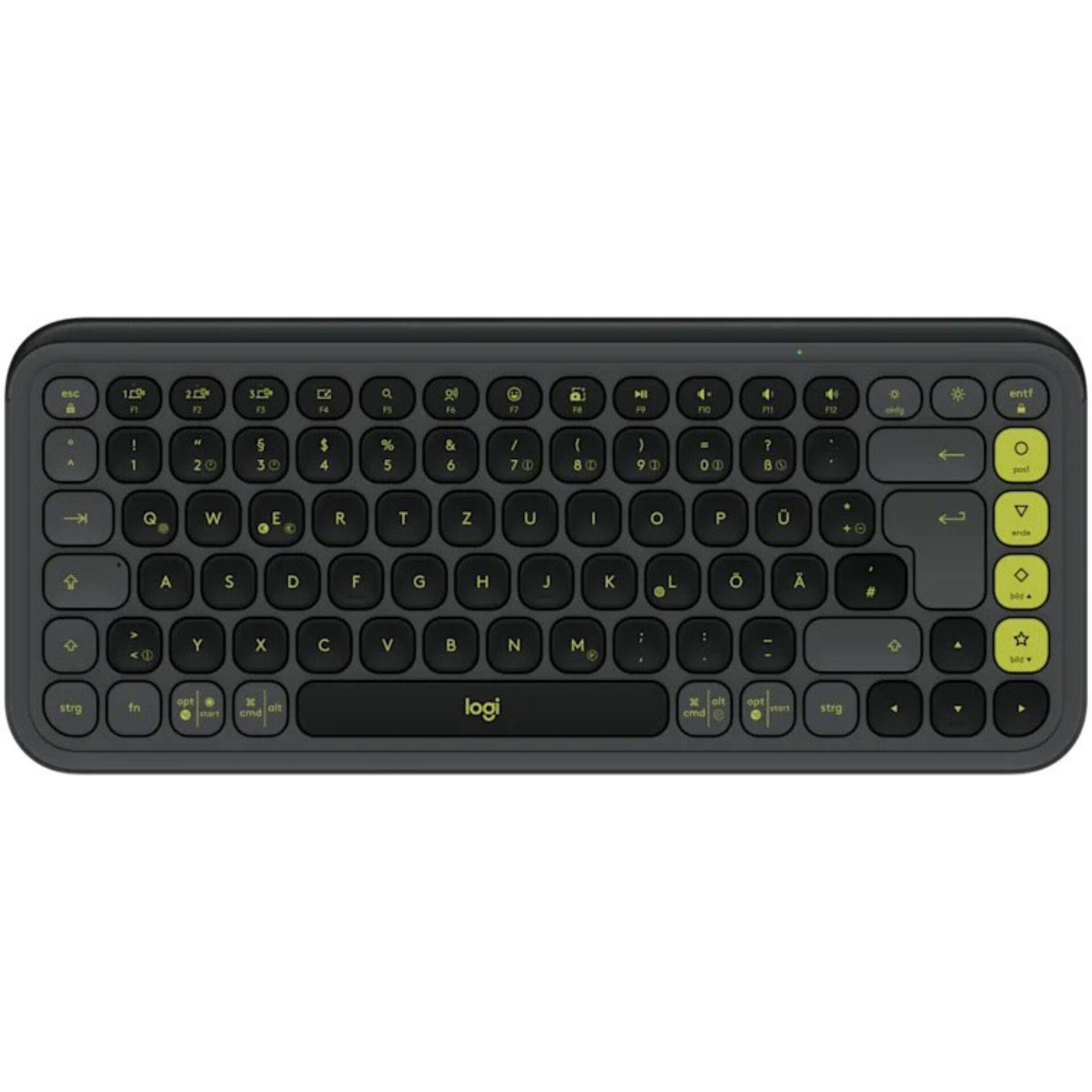 Logitech POP ICON COMBO Bluetooth Tastatur, Maus-Set Easy Switch 3