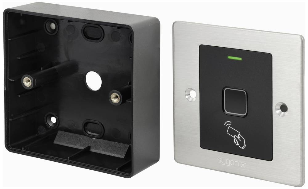 Sygonix SY-6097868 Fingerprint/RFID Zugangssystem Unterputz 12 V/DC,