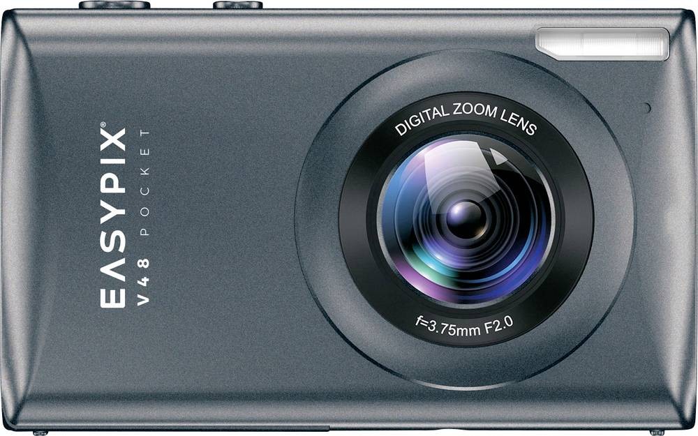 Easypix V48 Pocket Anthrazite Digitalkamera 8 Megapixel Anthrazit