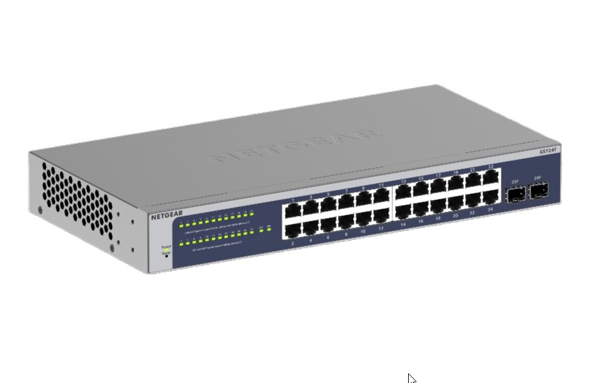 NETGEAR GS724T - Version 6 - Switch - L3 Lite - Smart - 24 x 10/100/
