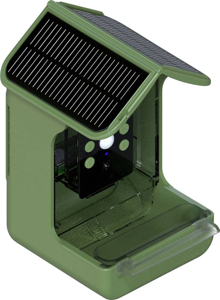 Braun Phototechnik Bird Cam 130 Solar Wildcaméra avec Futterspender