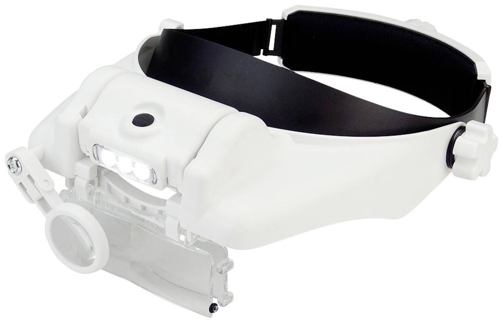 Donau Elektronik KBLP60 Premium Kopflupe con LED-Beleuchtung