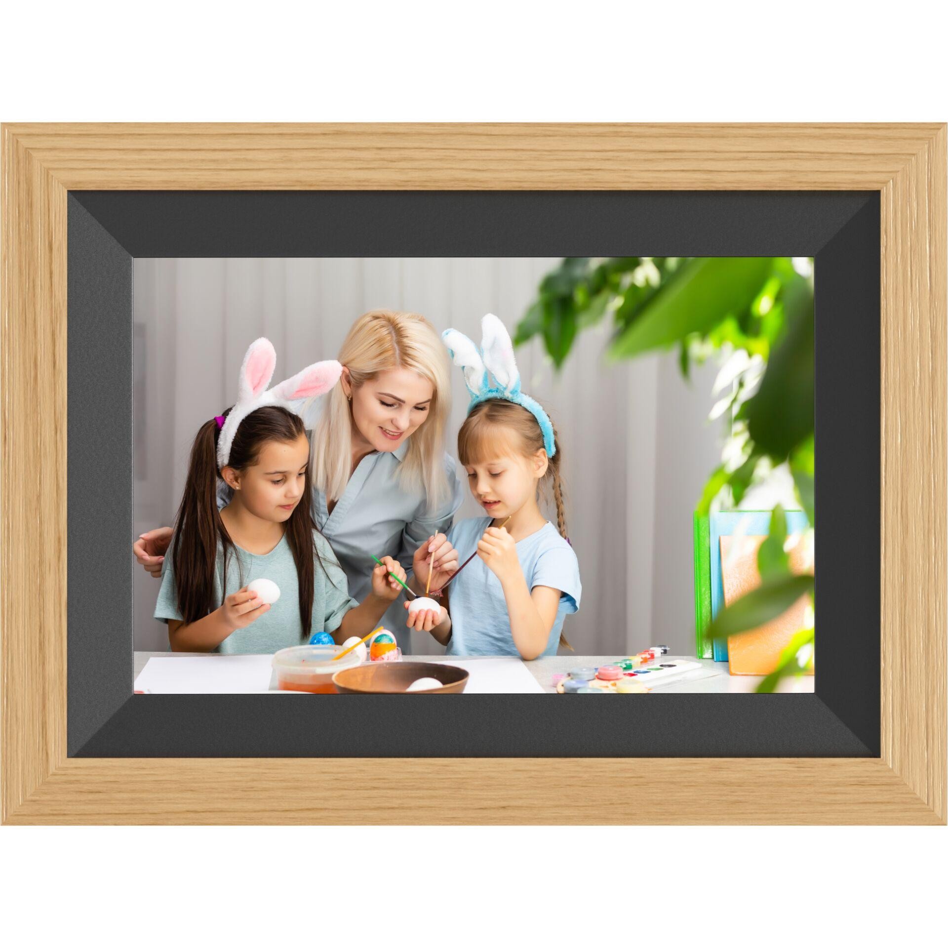 Braun DigiFrame 10B digital photo frame Black, Wood 25.6 cm (10.1")