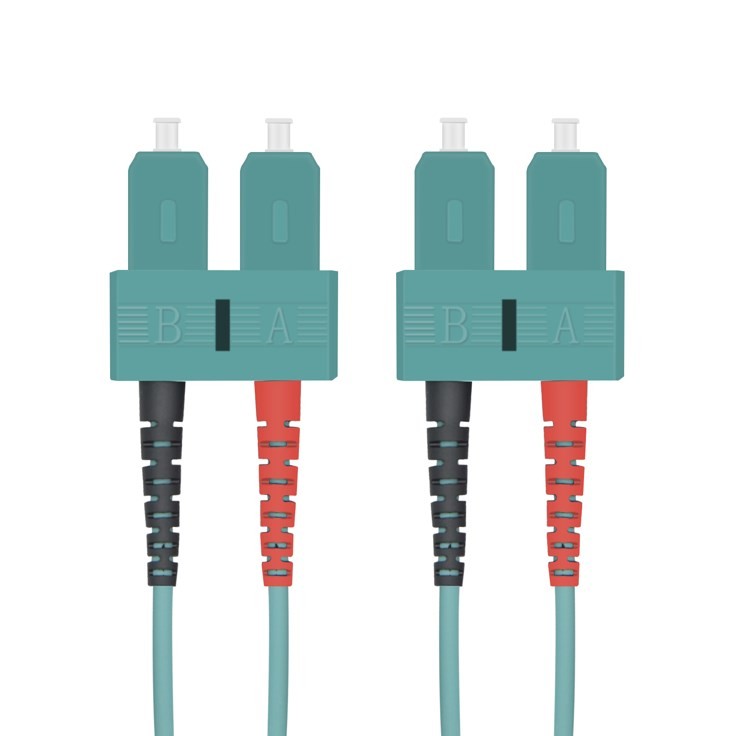 Helos 216670 InfiniBand/fibre optic cable 15 m SC Aqua colour - Helos