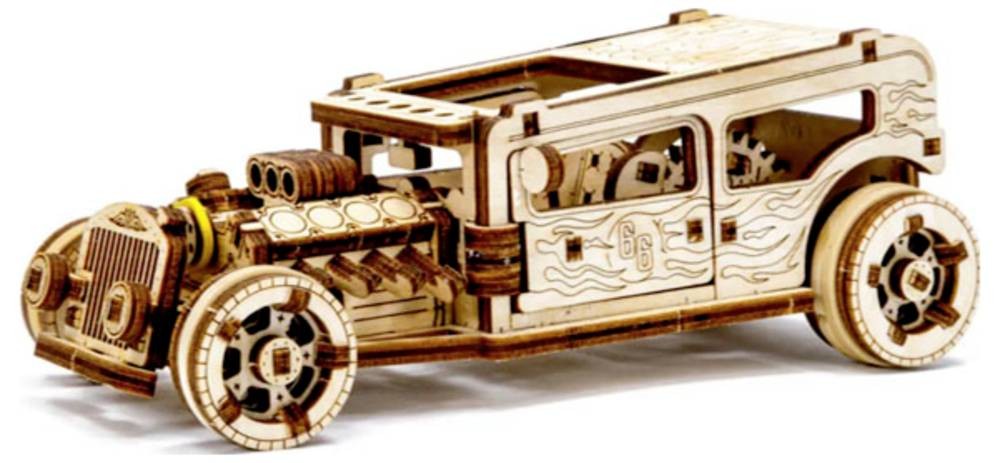 Revell wood Tiny Adventures - Hot Rod Automodell Bausatz