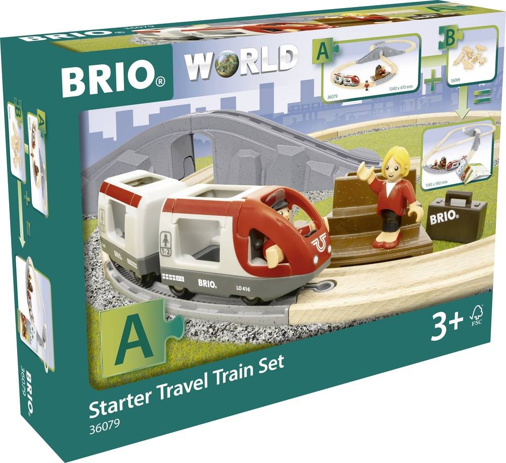 BRIO Starter Travel Train Set - BRIO Starter Travel Train Set, Train &