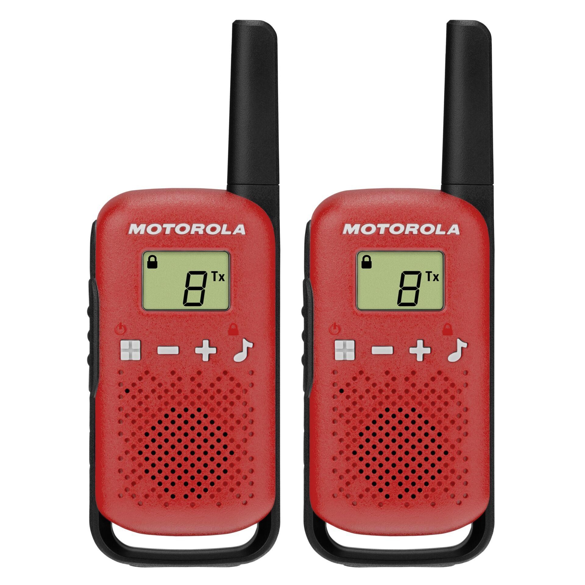 Motorola TALKABOUT T42 radio bidirectionnelle 16 canaux Noir, Rouge -
