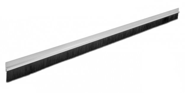 DeLOCK Brush strip 40 mm with aluminium profile straight - length 1 m