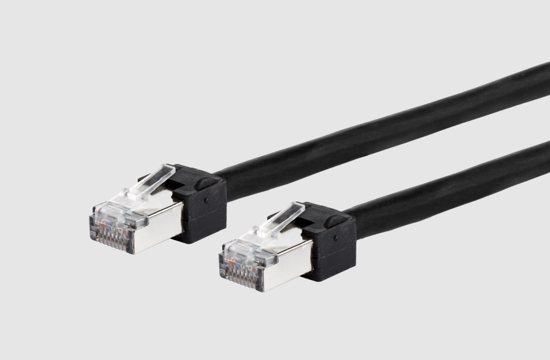 METZ CONNECT Patchkabel Cat.6 Ultraflex500 VoIP AWG 26 10,0 m schwarz