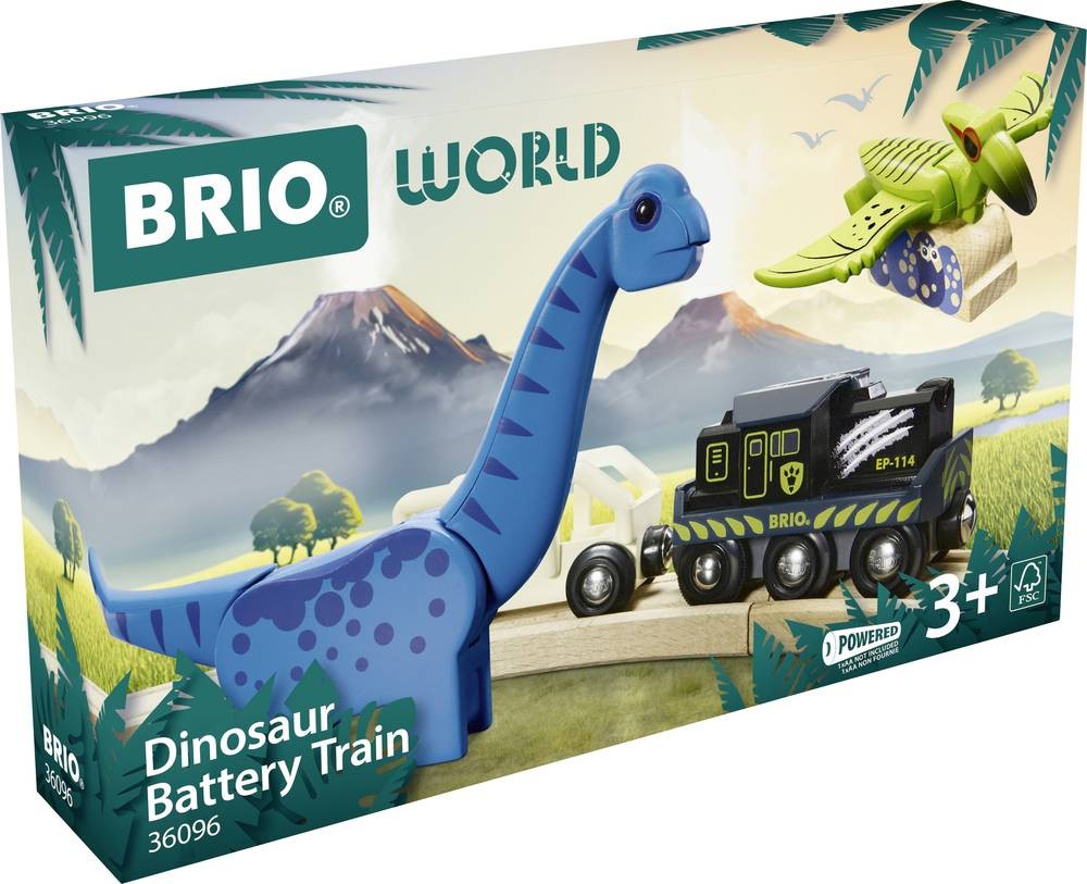 BRIO Dinosaur Battery Train - BRIO Dinosaur Battery Train, Train, 3