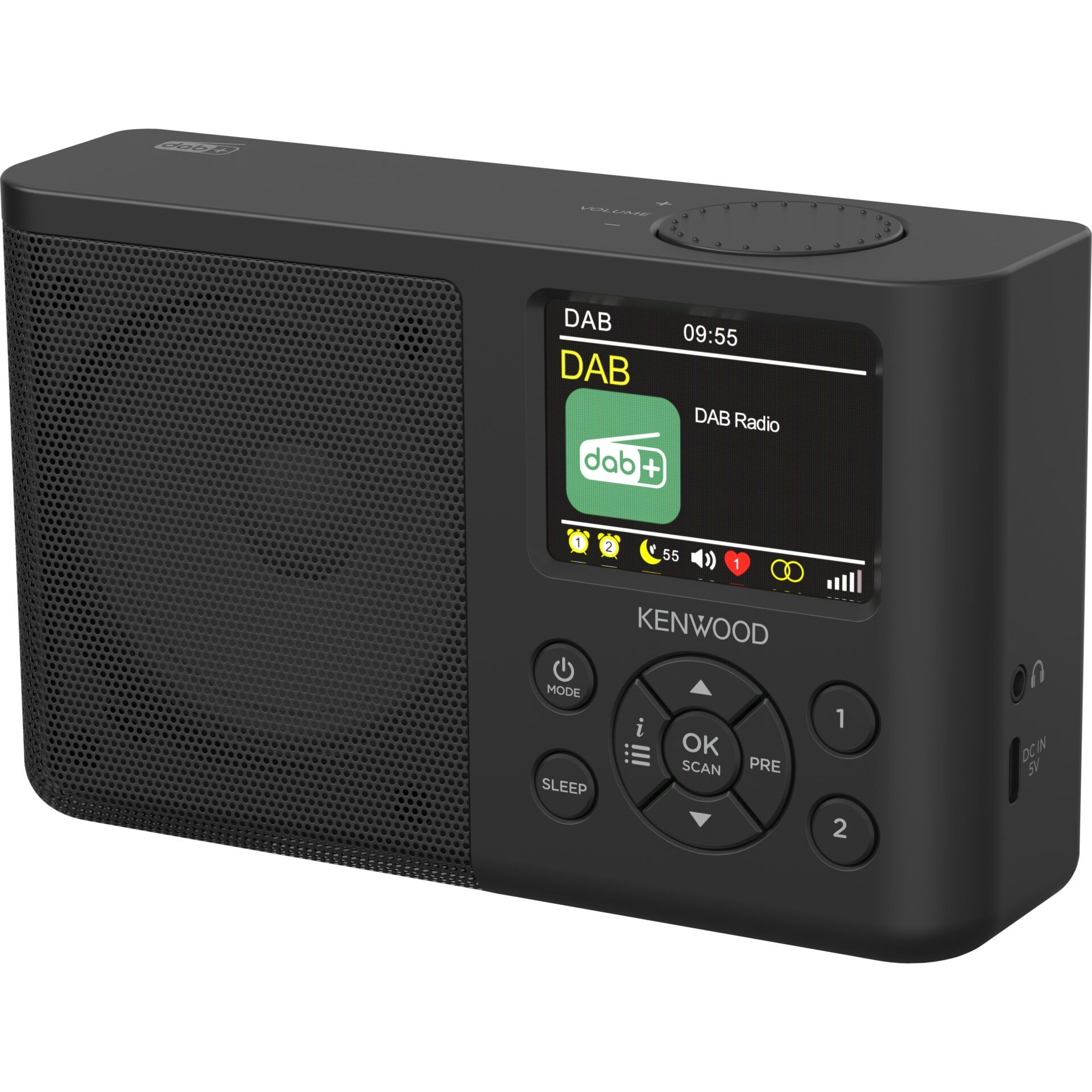 Kenwood CR-M33DAB Portable Numérique Noir - Kenwood CR-M33DAB,