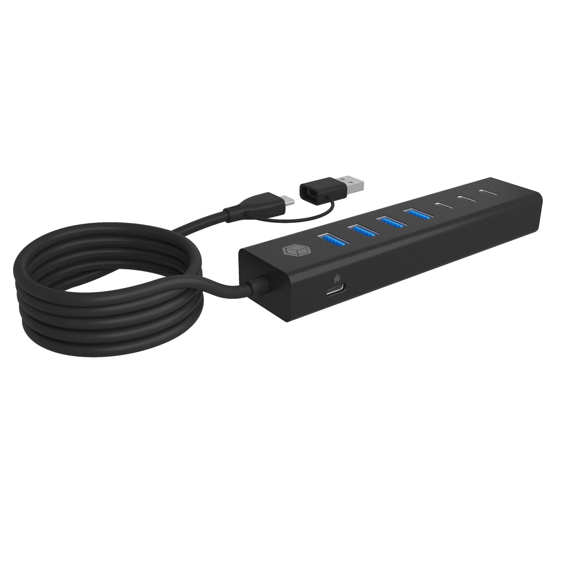 ICY BOX IB-HUB1737-C3 USB 3.2 Gen 1 (3.1 Gen 1) Type-C 5000 Mbit/s