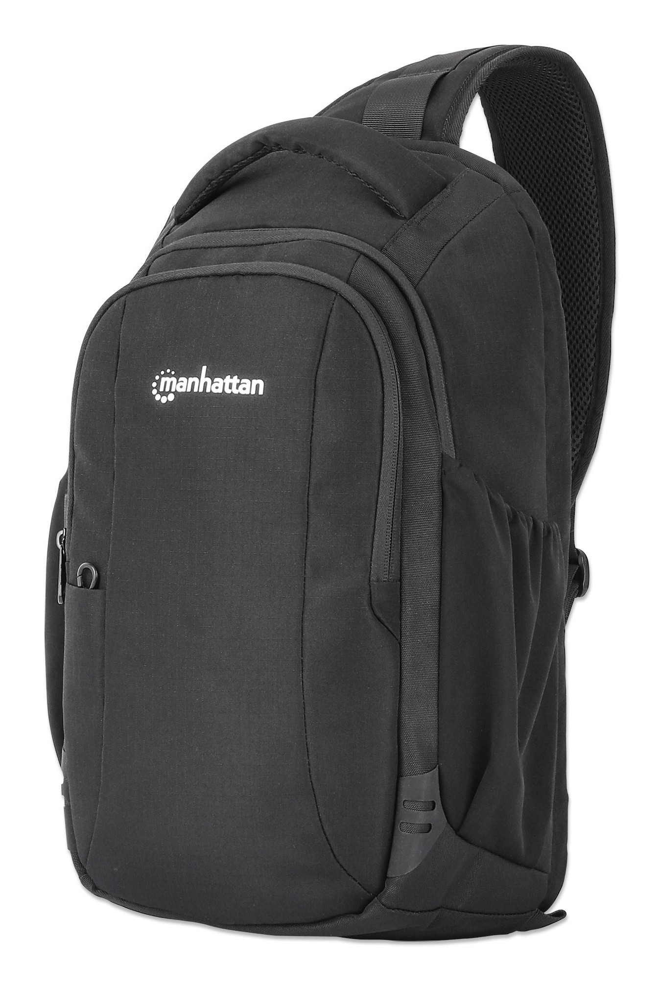 Manhattan Amsterdam Sling Backpack 13.3", Anti Theft, Black, Top Load