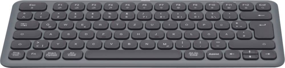 Hama WK-500 Funk Tastatur Deutsch, QWERTZ Schwarz