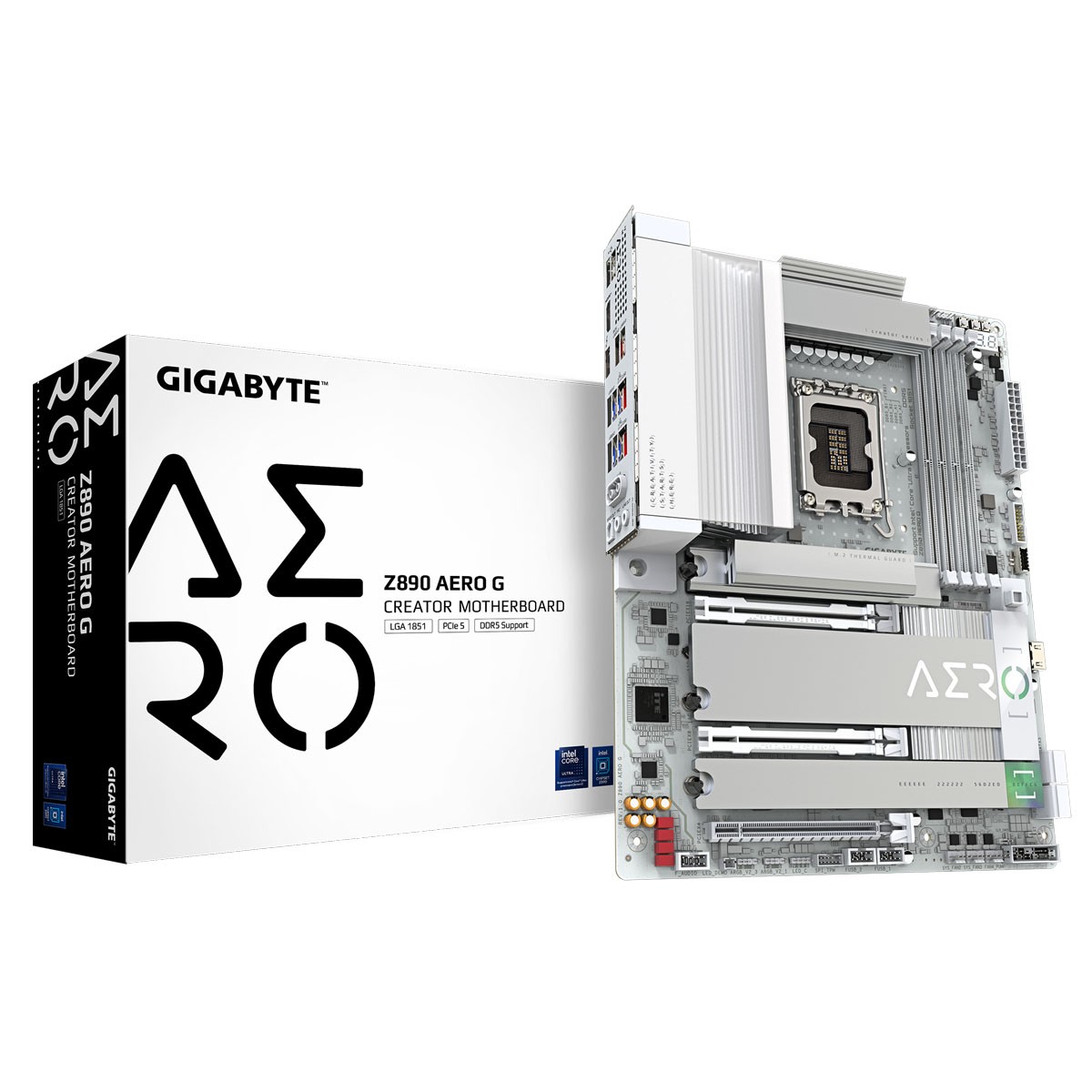 GIGABYTE Z890 AERO G Motherboard - Supports Intel Core Ultra (Series