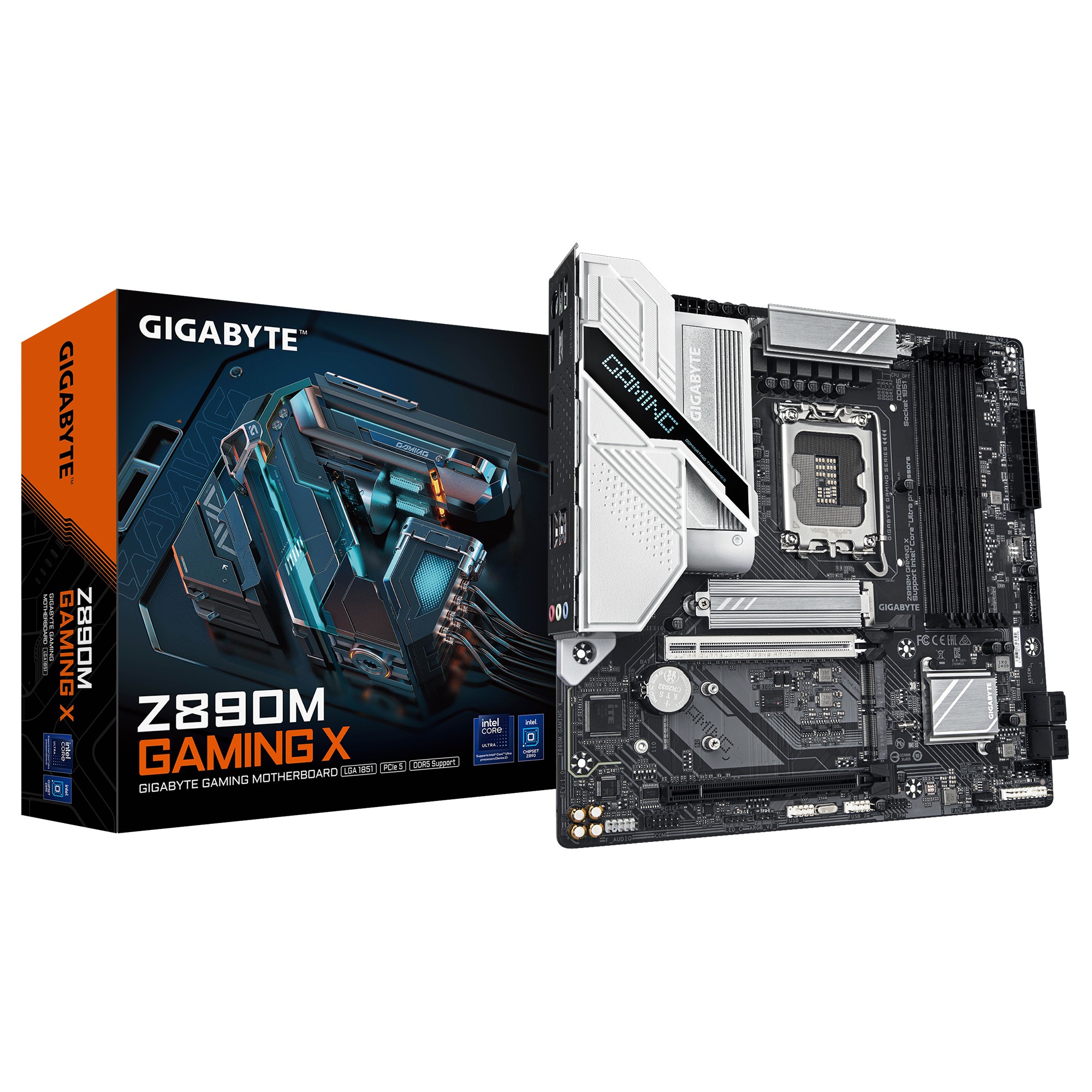 GIGABYTE Z890M GAMING X Motherboard - Supports Intel Core Ultra (
