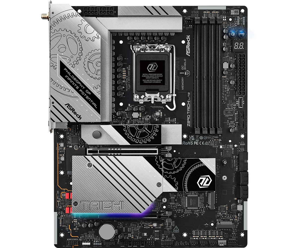 Asrock Z890 Taichi Lite Intel Z890 LGA 1851 (Socket V1) ATX - Asrock