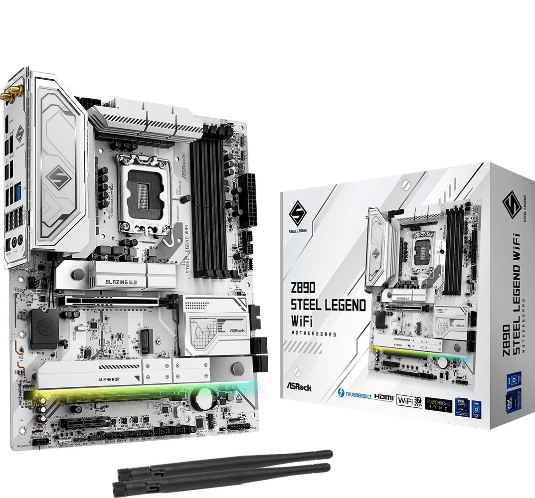 Asrock Z890 Steel Legend WiFi Intel Z890 LGA 1851 (Socket V1) ATX -