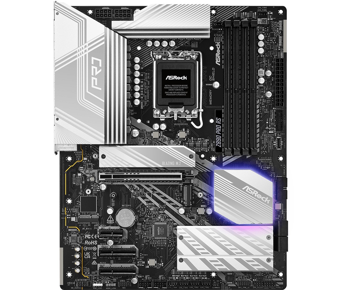 Asrock Z890 Pro RS Intel Z890 LGA 1851 (Socket V1) ATX - Asrock Z890