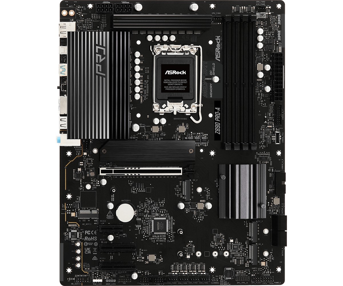 Asrock Z890 Pro-A Intel Z890 LGA 1851 (Socket V1) ATX - Asrock Z890