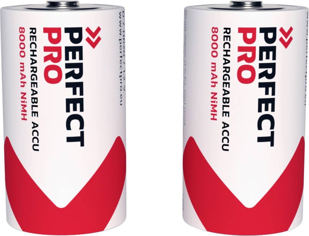 PerfectPro Mono (D)-rechargeable battery NiMH 8000 mAh 1.2V 2 pc(s)