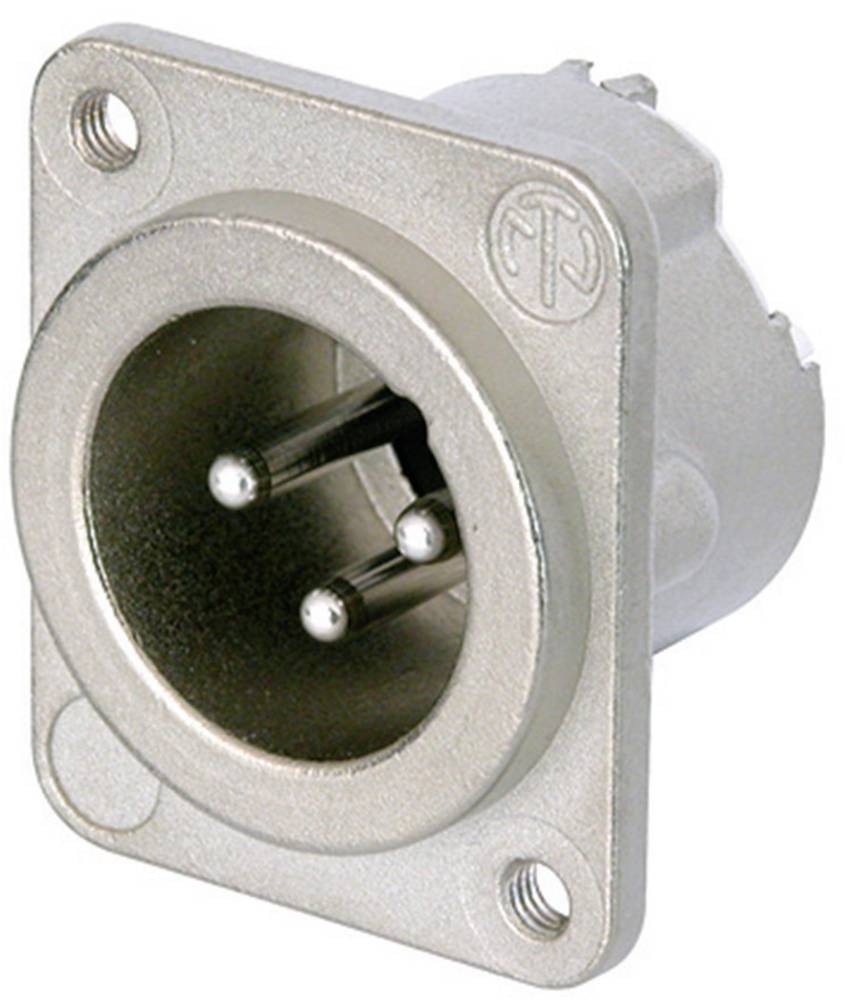 Neutrik NC3MD-LX-M3 connecteur de fils XLR Aluminium - Neutrik NC3MD-