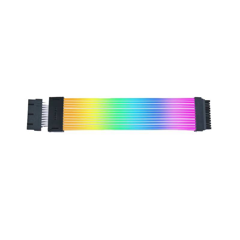 Lian Li PW24-1W-T câble plat et ruban - Lian Li PW24-1W-T, 24P, Mâ