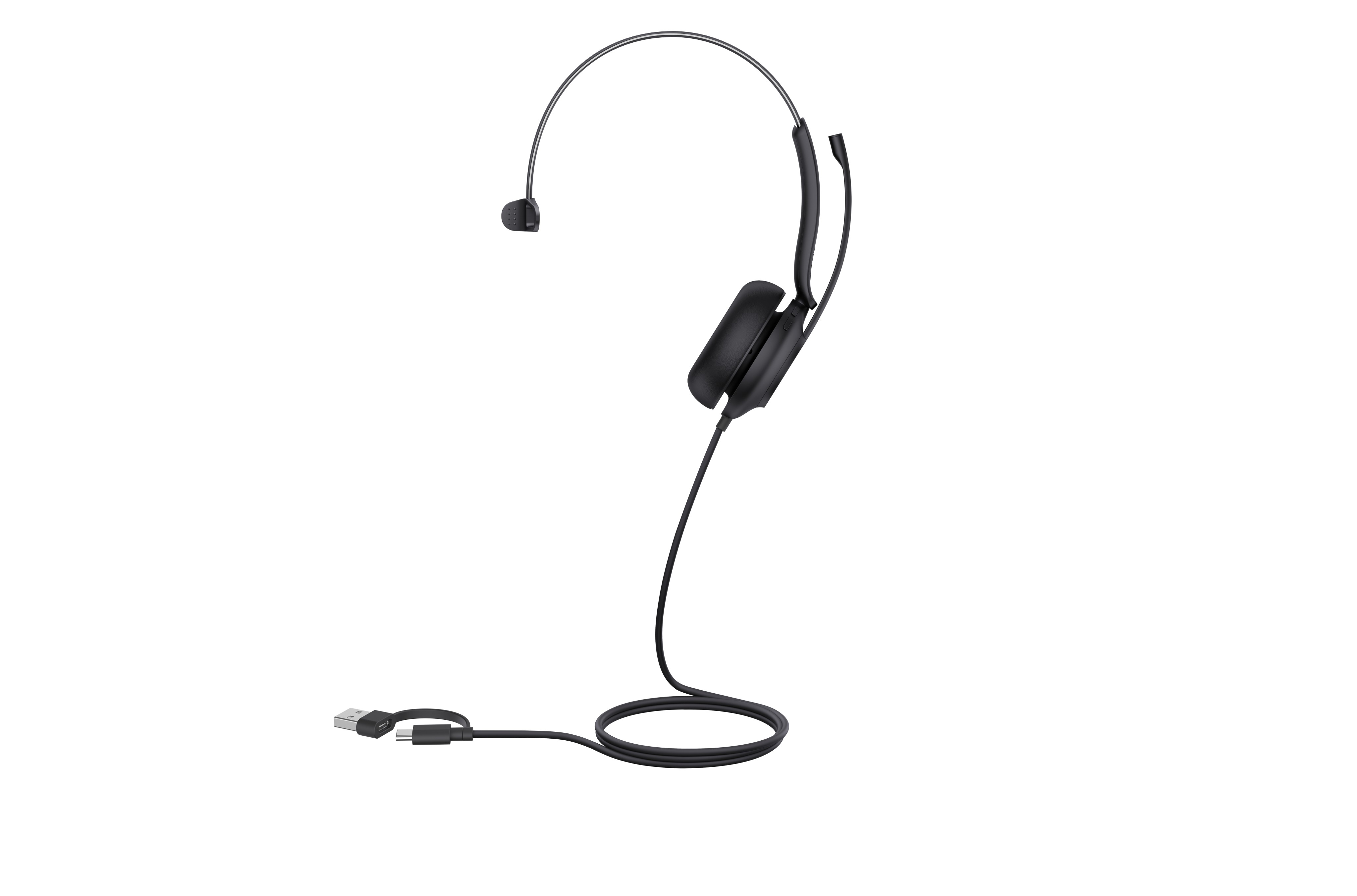 Yealink UH35 Mono UC USB-C/A Headset - Yealink UH35 Mono UC USB-C/A