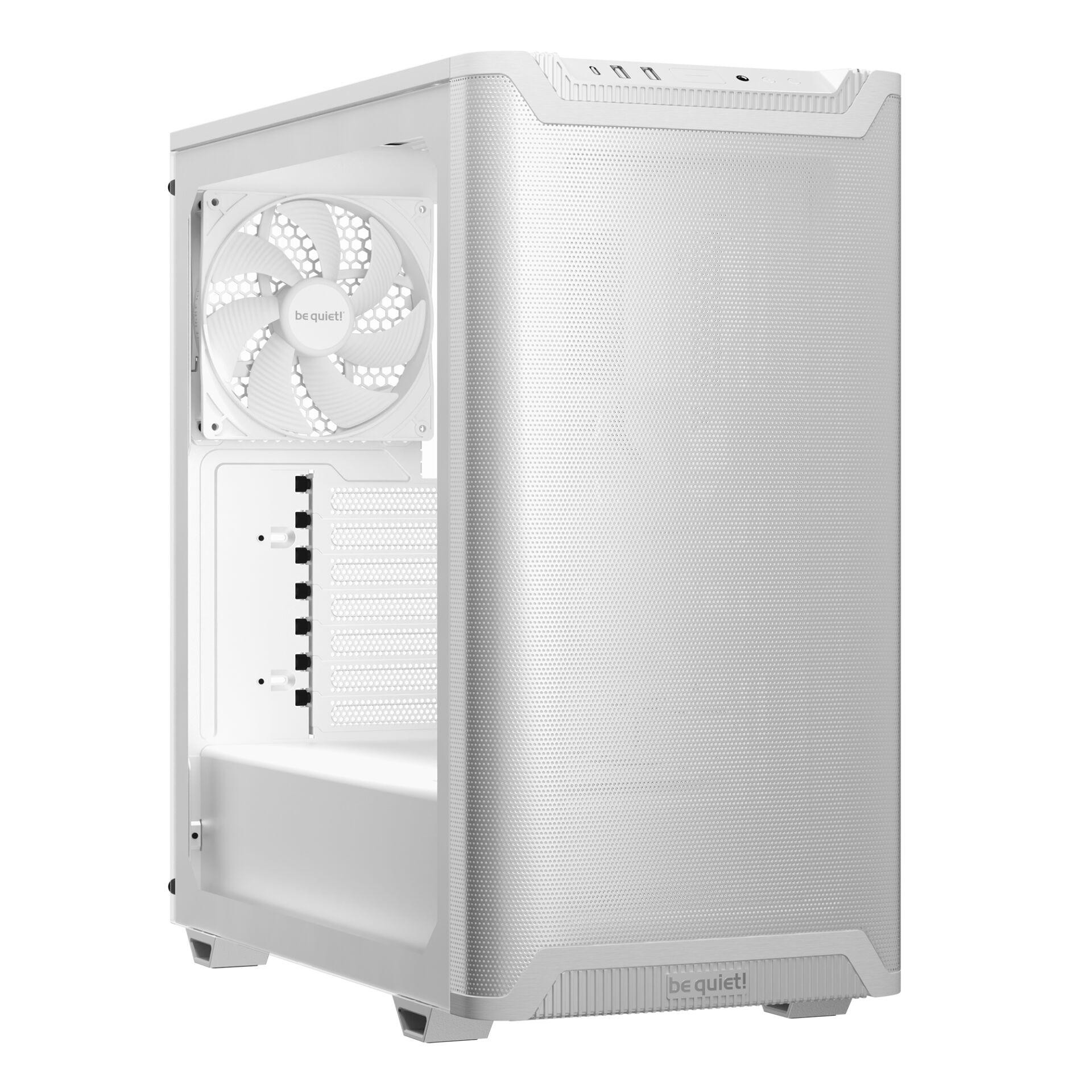 be quiet! PURE BASE 501 Airflow Window White Midi Tower - be quiet!