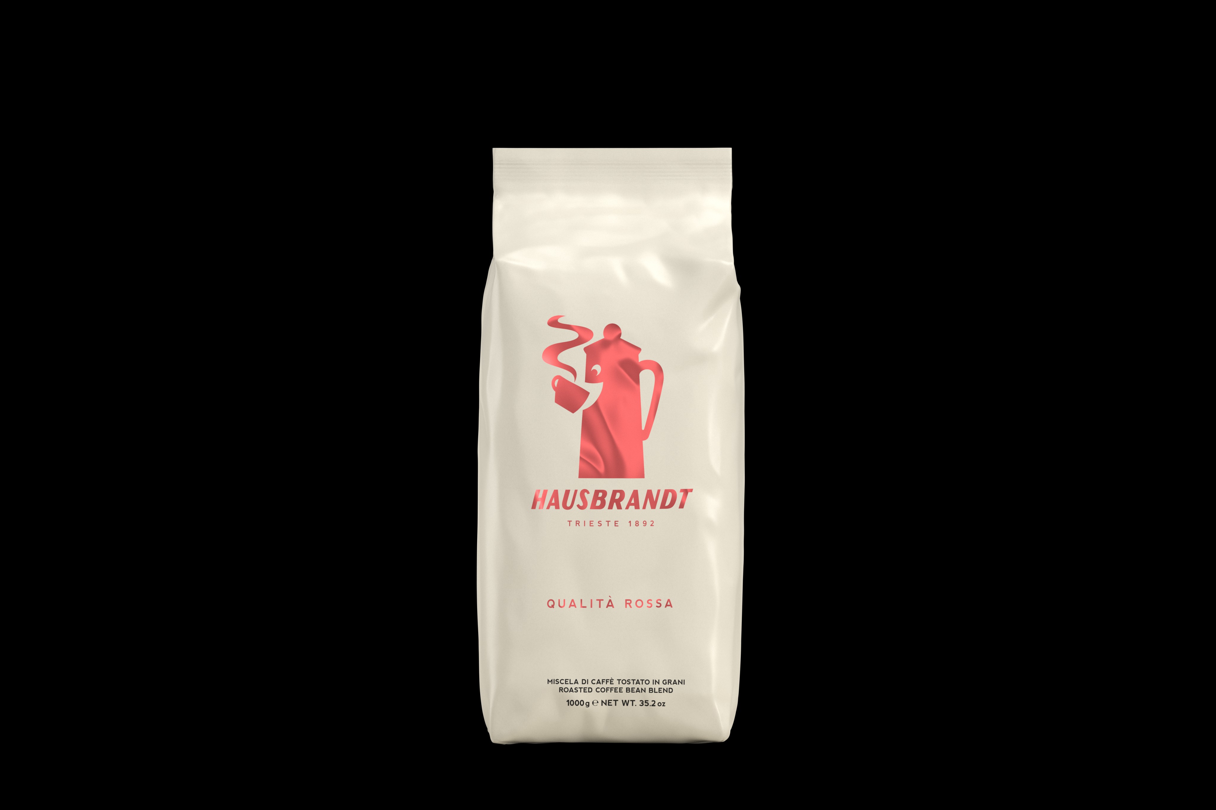 Hausbrandt Qualita Rossa 1kg ganze Bohnen