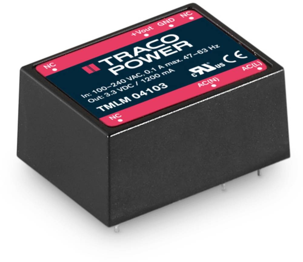 TracoPower AC/DC-Printhome charger TMLM 04115 15 V/DC 0.267A 4W