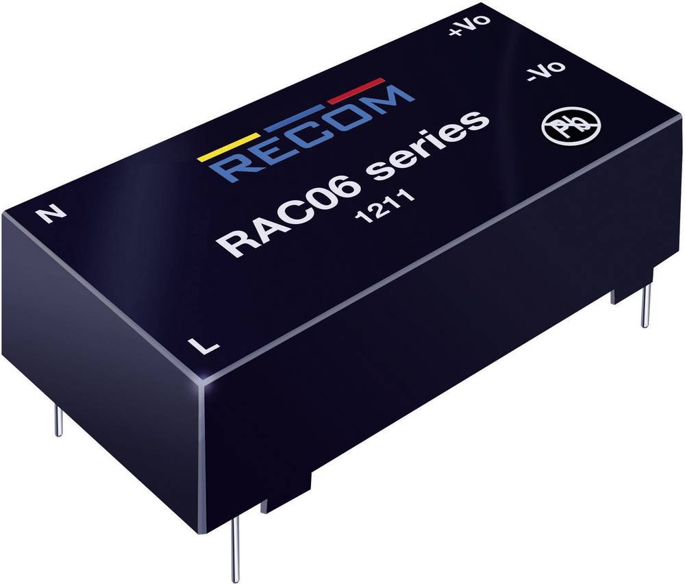 RECOM AC/DC-PrintChargeur RAC06-12SC 12 V/DC 0.5A 6W